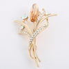 Brooches  Vintage Crystals Imitation Pearl Flower