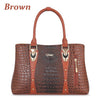 Crocodile  Leather Handbag