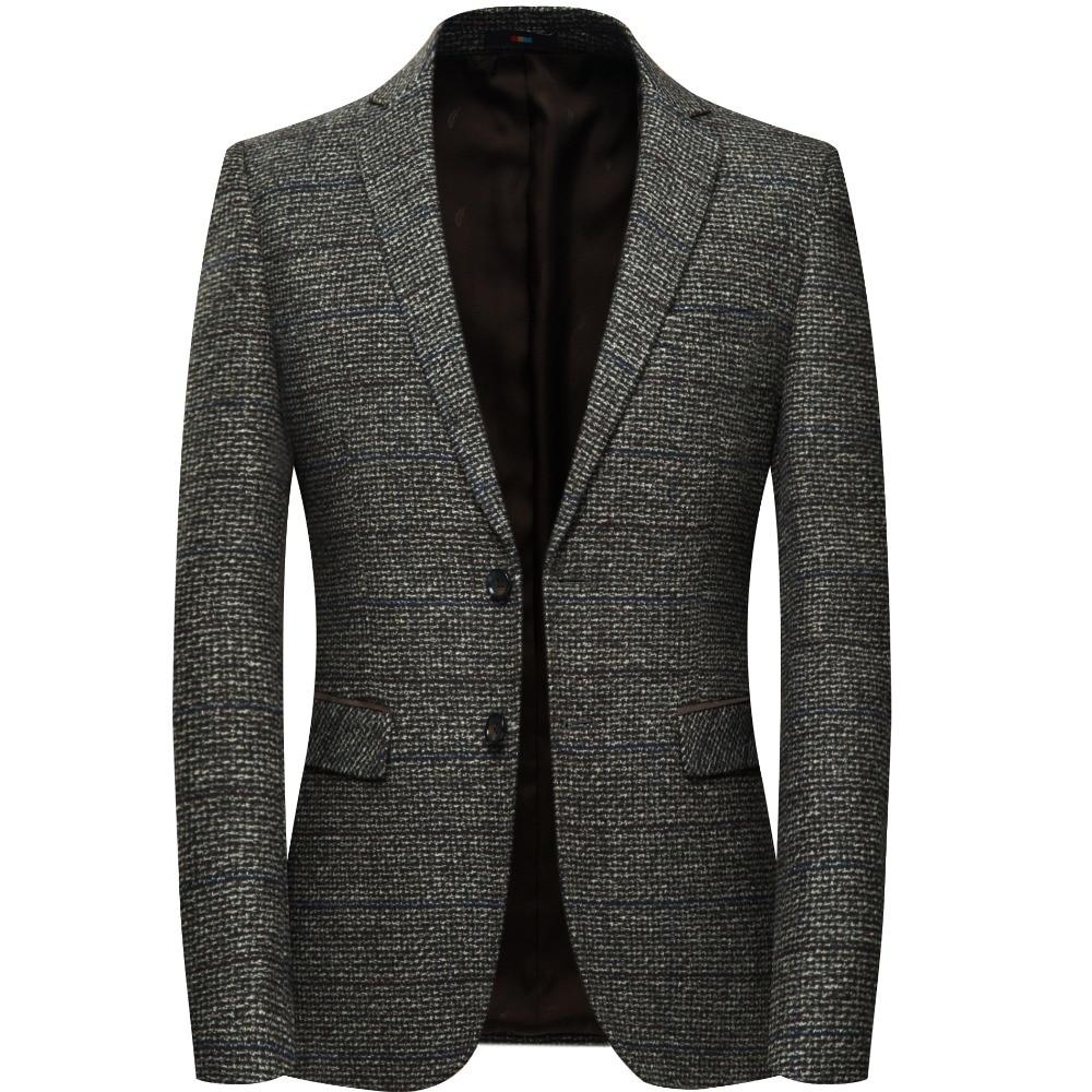Wool With Elbow Patch Blazer