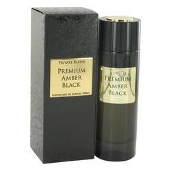 Private Blend Premium Amber Black Eau De Parfum Spray By Chkoudra Paris