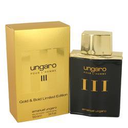 Ungaro Iii Eau De Toilette spray (Gold & Bold Limited Edition) By Ungaro