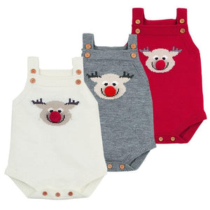 Adorable Deer Knitted Bodysuit