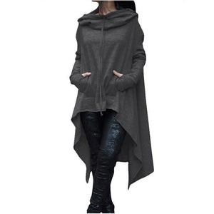 Irregular Oversize Hoodie Pullover Sweatshirt