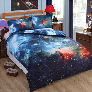 Duvet Nebula Outer Space Star Galaxy Set 2 or 3 or 4 pcs 3D