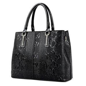 Snake Shoulder Tote Bag