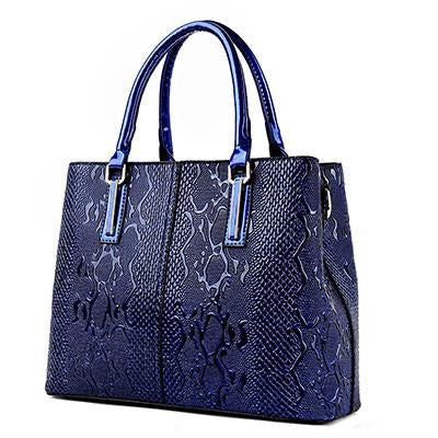 Snake Shoulder Tote Bag