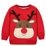 Reindeer Fleece Thick Hoodie