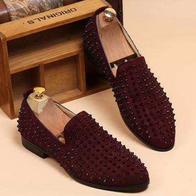 Red Bottom Dandelion Spikes Loafer
