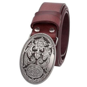 Retro Palace Pattern Jean Belt