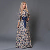 Russian Style Print Dress