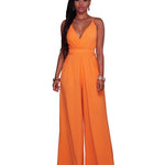 Off Shoulder Casual Jumpsuit