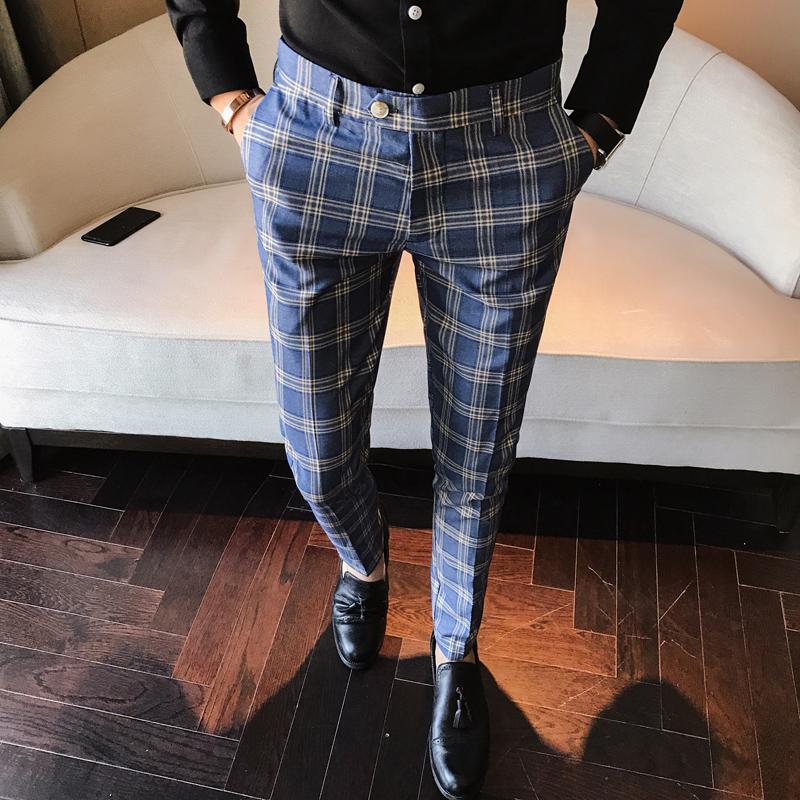 Plaid Formal Trouser