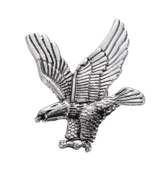 Brooches Golden Silver Birds Suit Pin