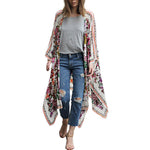 Floral Print Chiffon Loose Shawl