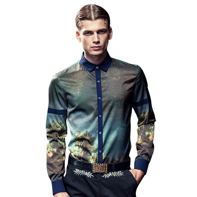 Floral Print Slim Fit Shirt