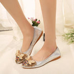 Crystal Flat Elegant Comfortable Shoes