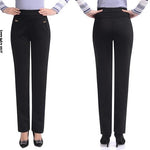 Simple High Waist Straight Pant