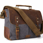 Vintage Canvas Messenger Bag