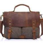 Vintage Canvas Messenger Bag