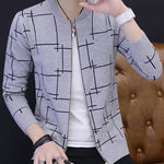 Trend O-neck Knitted Zipper Cardigan