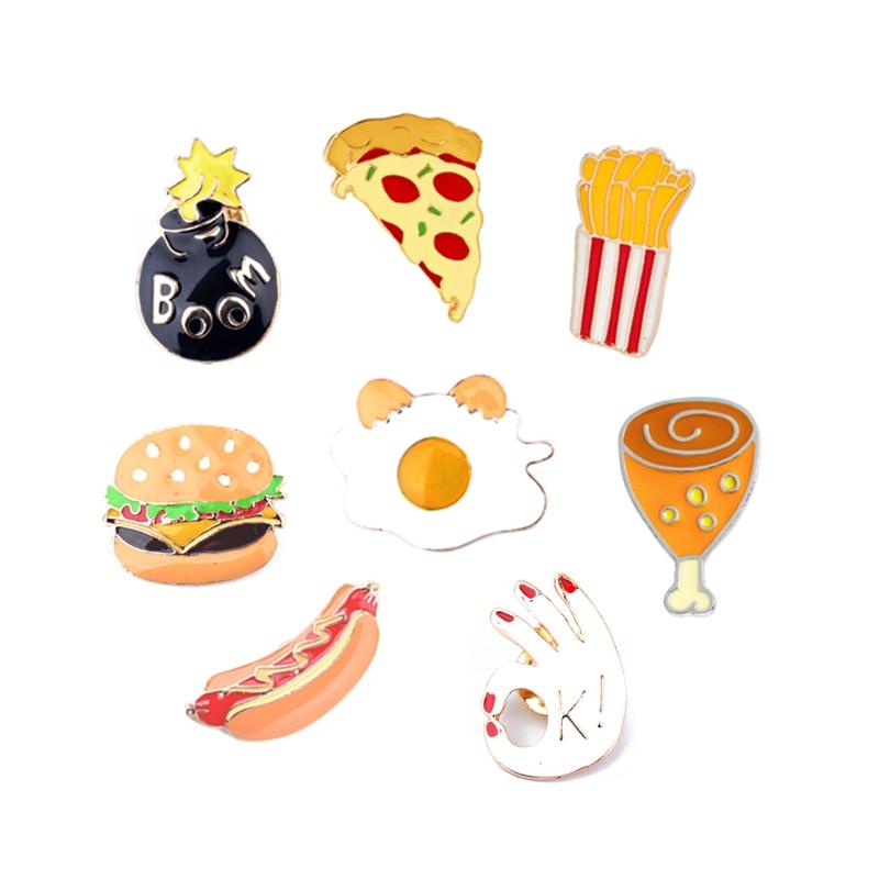 Fast Food Brooches