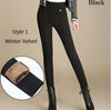 Thick Stretch Warm Fleece High Waist Pencil Pant