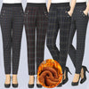 Thick Velvet Grid Pant