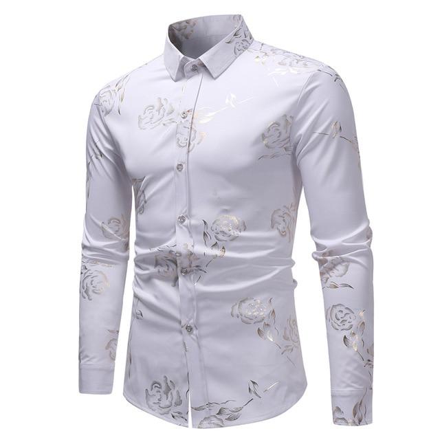 Floral Print Slim Fit Shirt