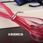 Transparent High Heeled Shoelace with Buckle