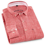Breathable Business Cotton Linen Shirt