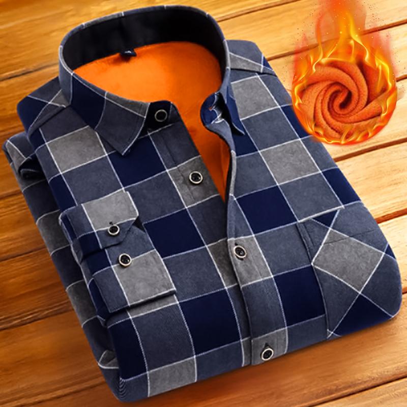 Fashion Warm Flannel Plaid Shirt