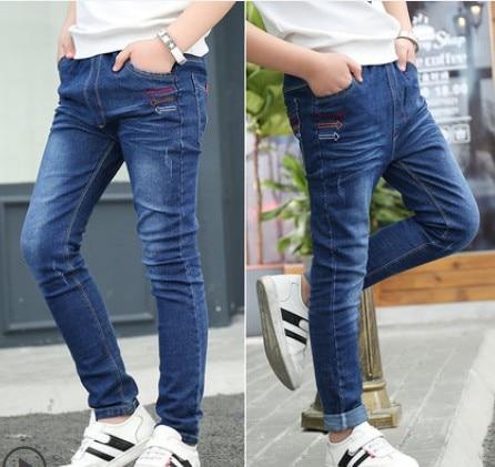 Spring children's Solid Thin Denim