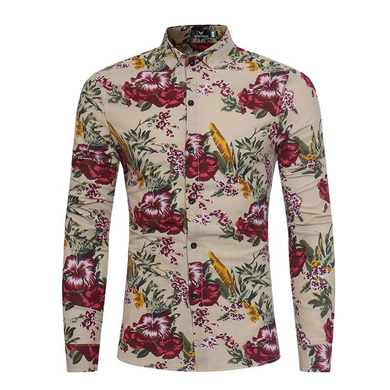 Breathable Retro Flower Shirt