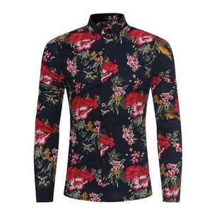 Breathable Retro Flower Shirt