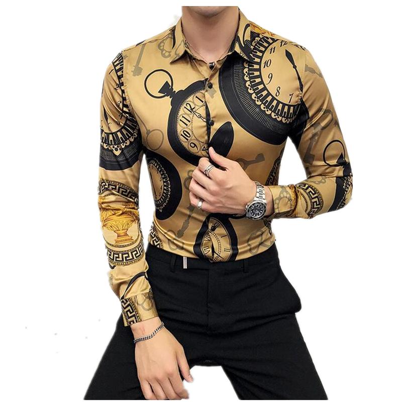 Men's High-end Fashion Long-sleeved Shirt