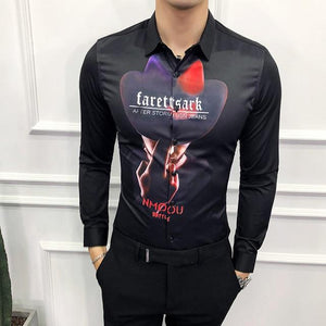 Men's High-end Fashion Long-sleeved Shirt